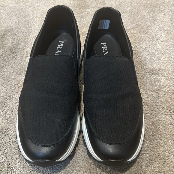 Prada Leather Slip-On Sneakers main image 5